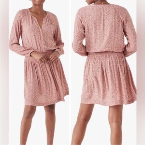 NWT Faherty size M Montara dress in leaf batik